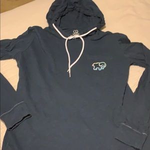 Women’s small ivory Ella long sleeve Tee w/hood